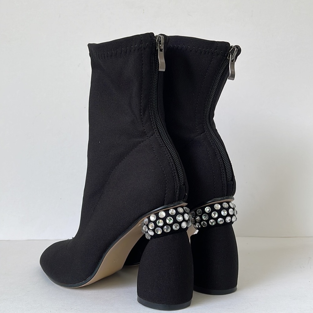 Azalea Wang Studded Heel Sock Bootie 7.5 - image 7